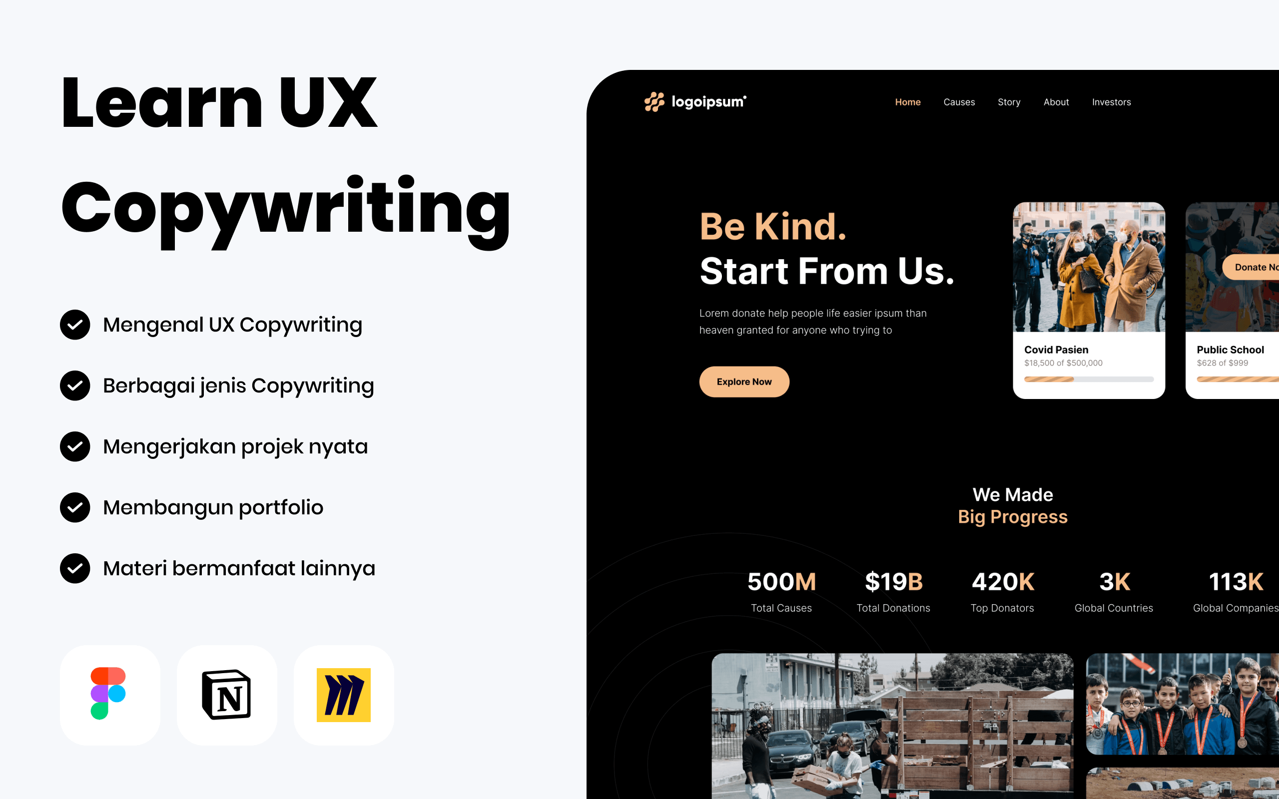 Kelas UX Copywriting For Designer & Developer di BuildWithAngga